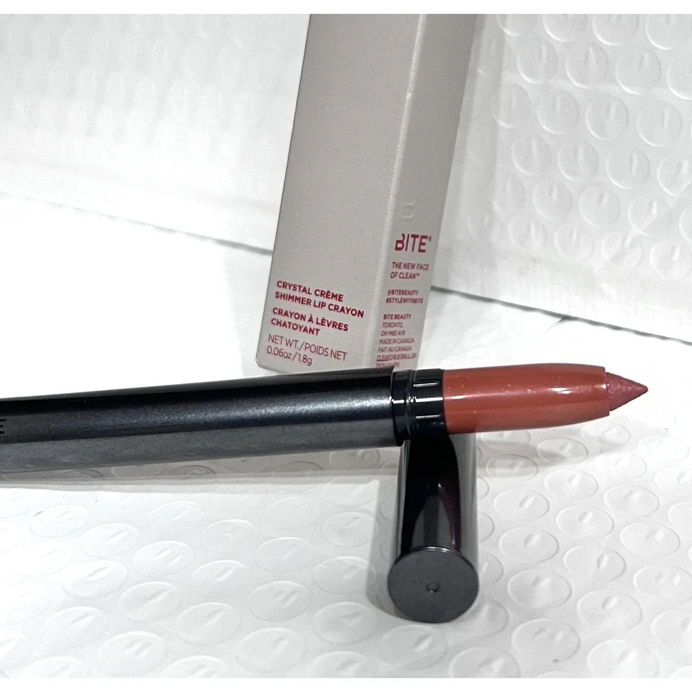 Rose Glace Beauty Crystal Creme Shimmer Lip Crayon Discontinued READ